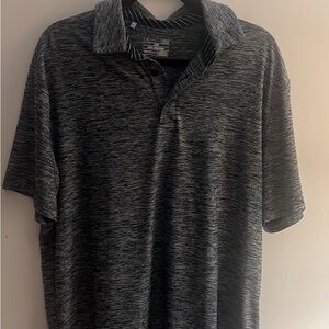 Under Armour Men's Heather Gray Polo Shirt